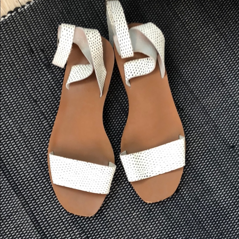 Madewell ankle wrap sandals